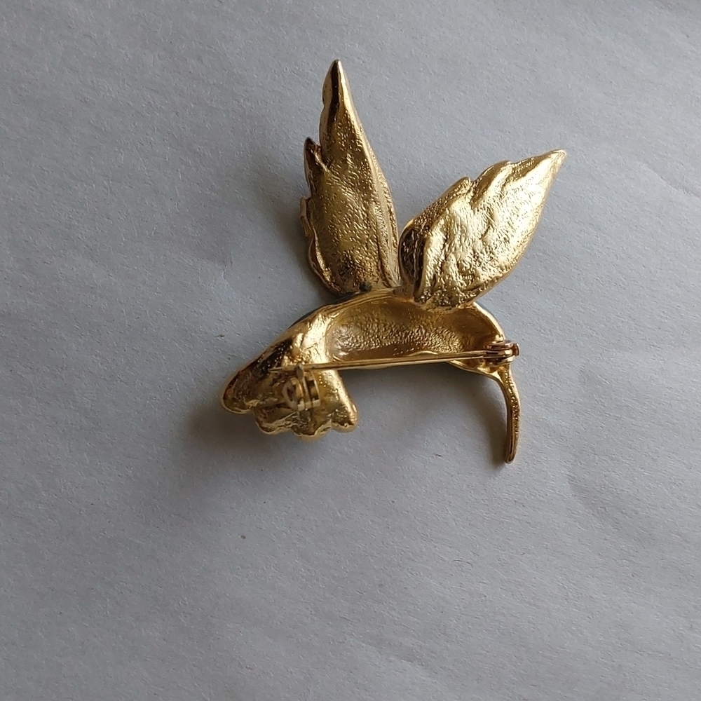 Hummingbird Pin Brooch - Picture 3 of 4